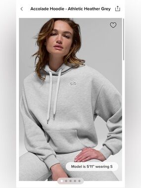 Alo Grey Hoodie and Sweatpants